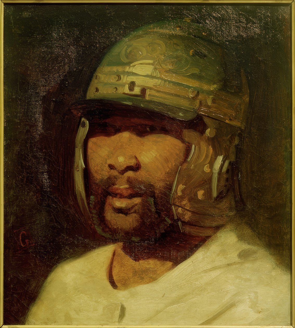 Egy szaracén feje alkotó: Jean Francois Gigoux