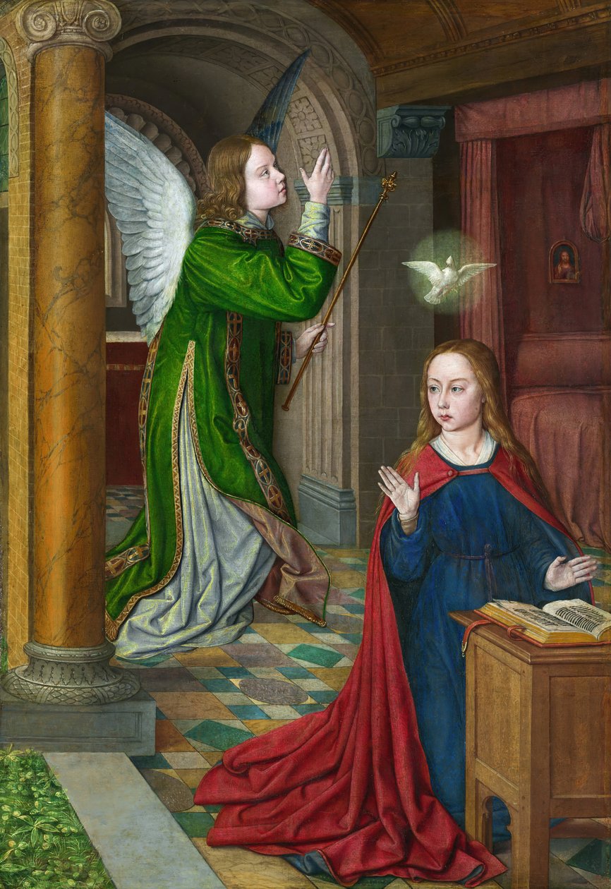 Angyali üdvözlet, 149095. alkotó: Jean Hey