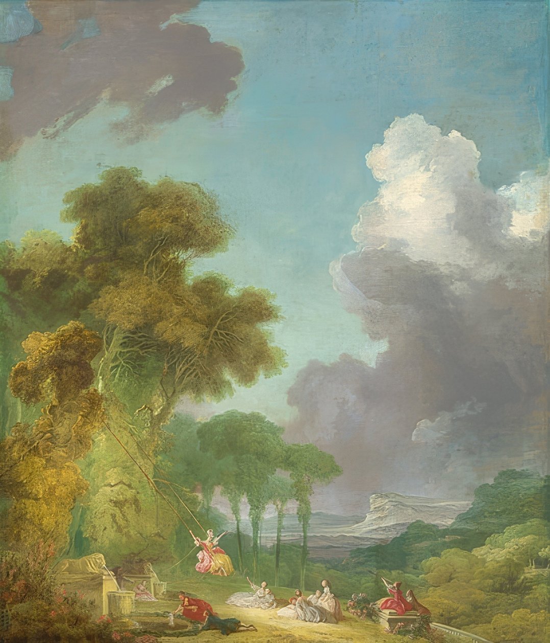 A hinta. 1775/80 körül alkotó: Jean Honore Fragonard