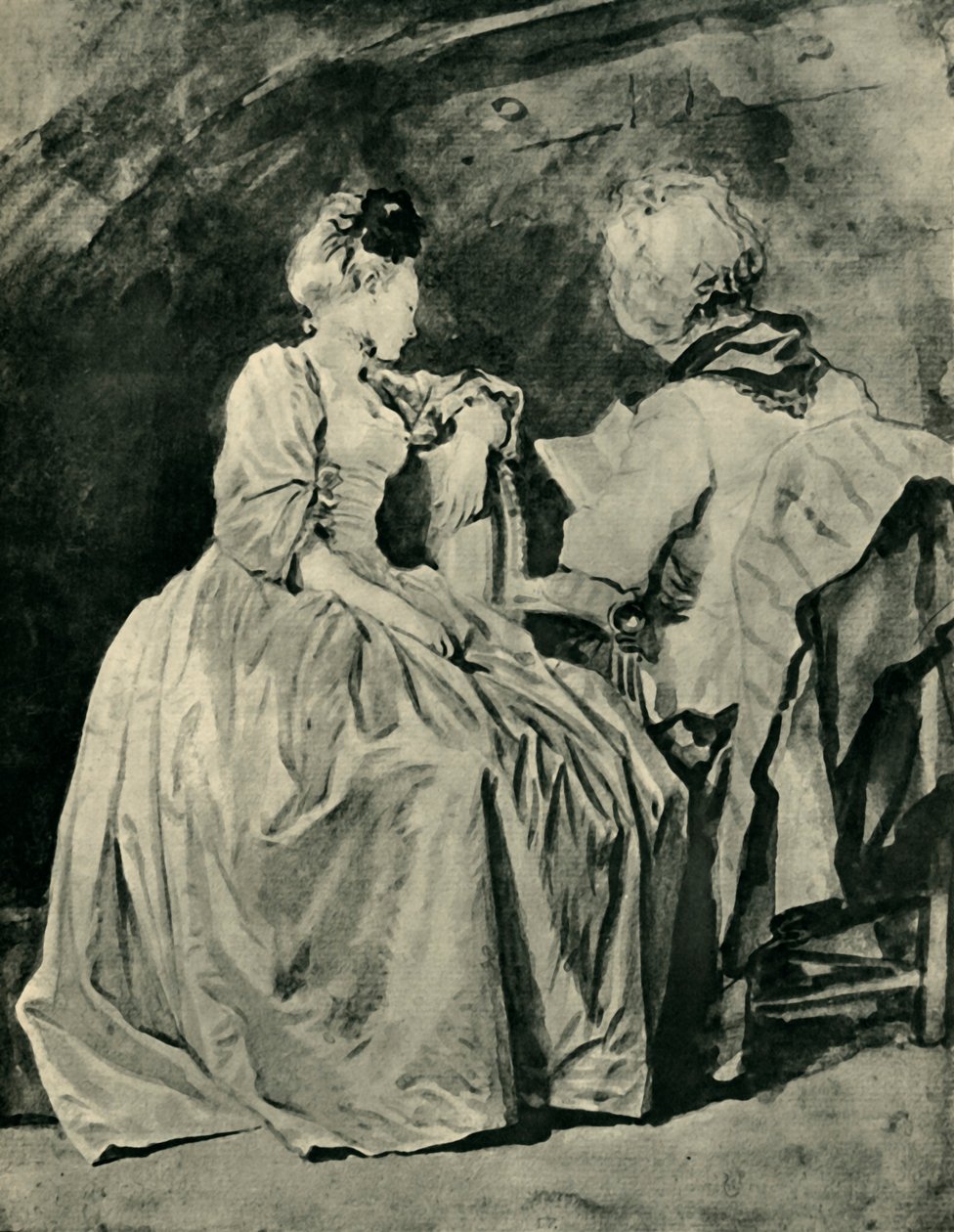 Reading, c1778, 1943. alkotó: Jean Honore Fragonard