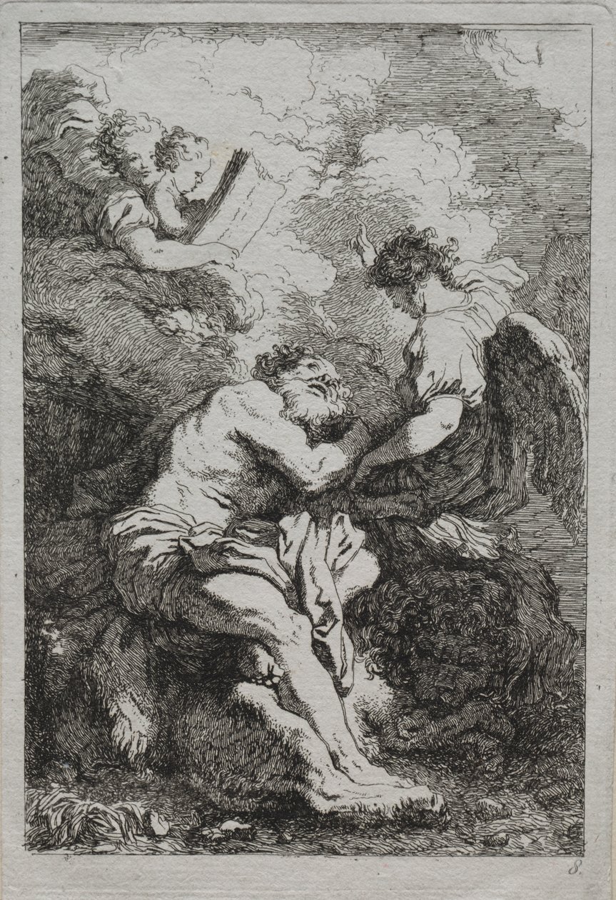 Szent Jeromos alkotó: Jean Honore Fragonard