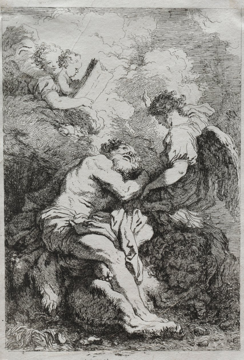 Szent Jeromos. alkotó: Jean Honore Fragonard