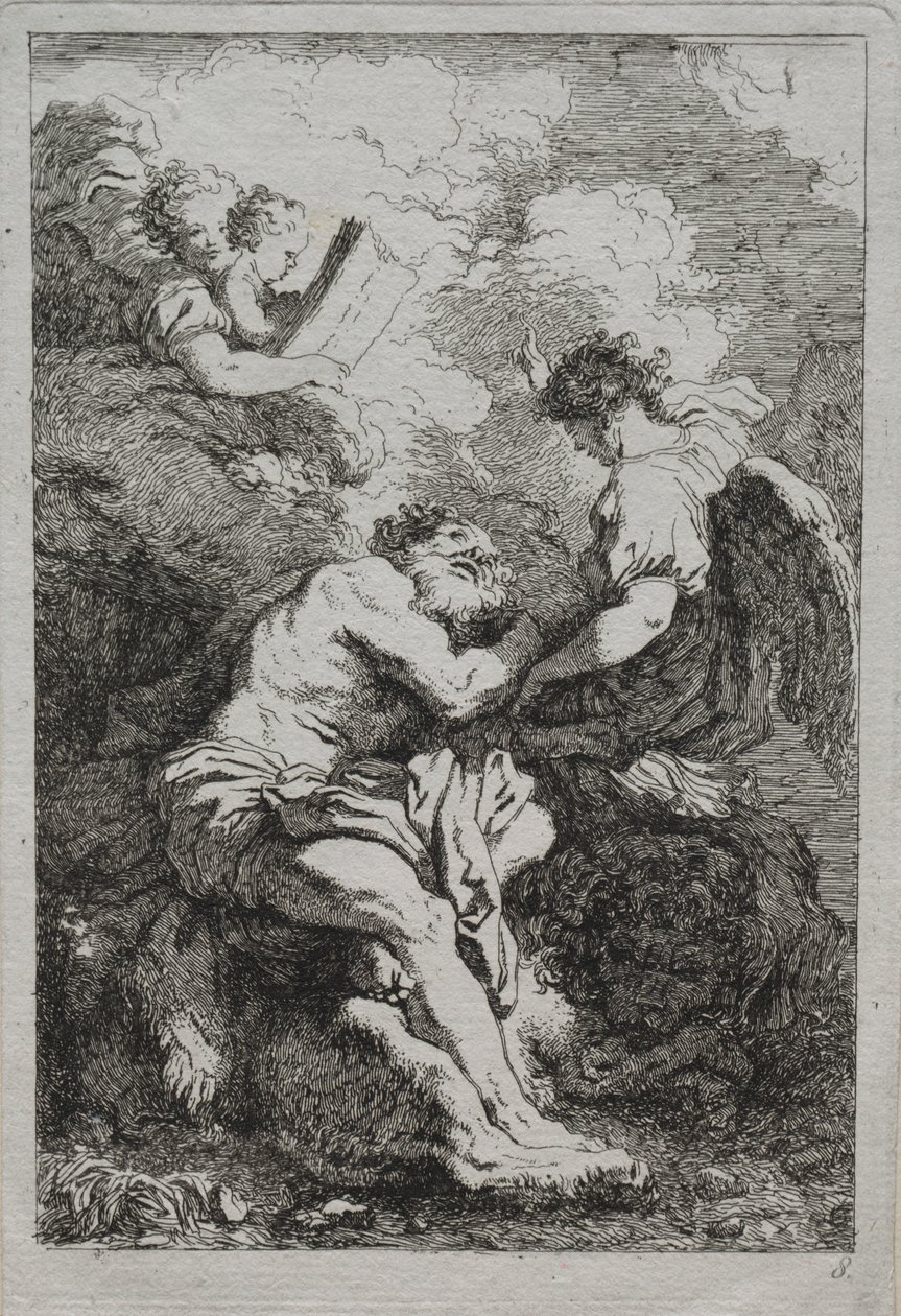 Szent Jeromos. alkotó: Jean Honore Fragonard