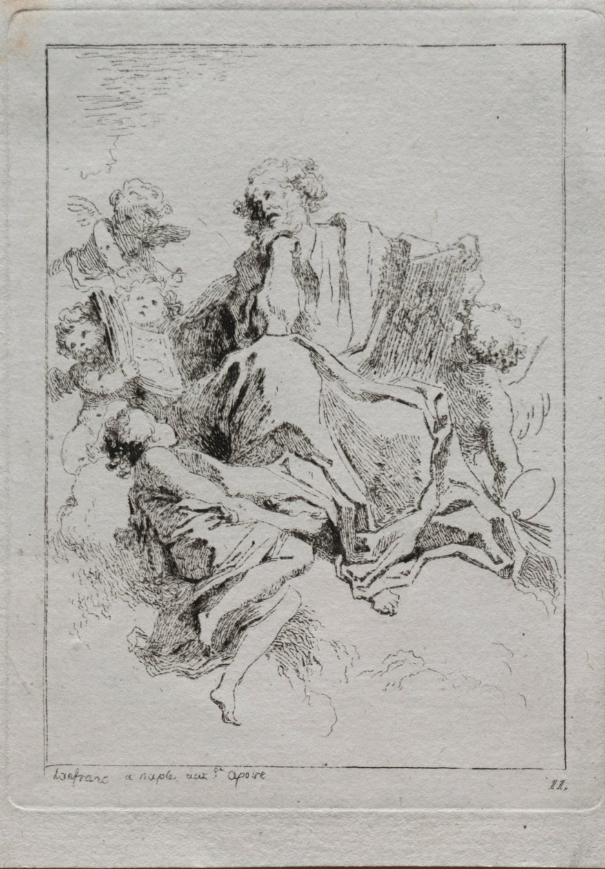 Szent Lukács. alkotó: Jean Honore Fragonard