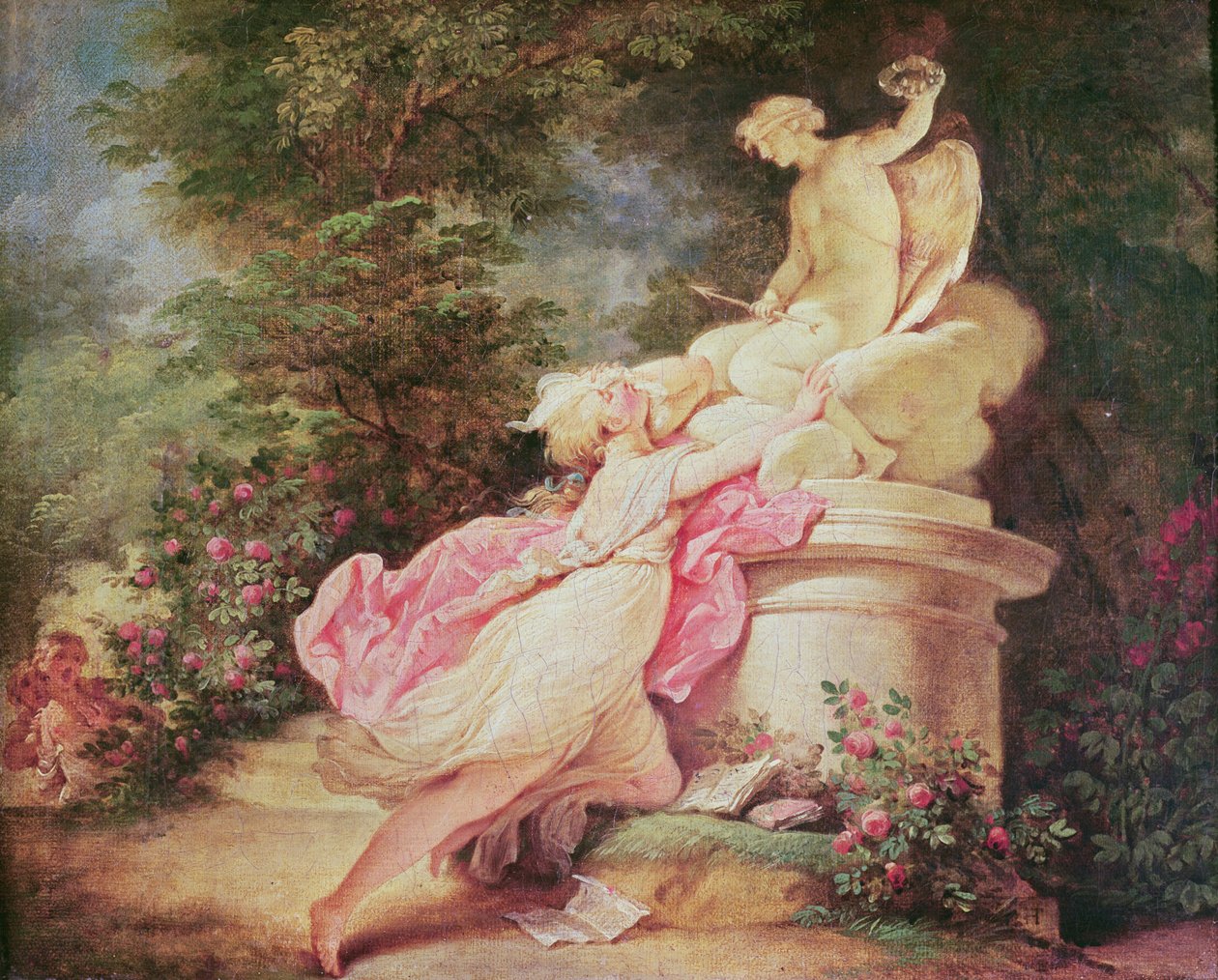 A szerelem gyötrelme alkotó: Jean Honore Fragonard