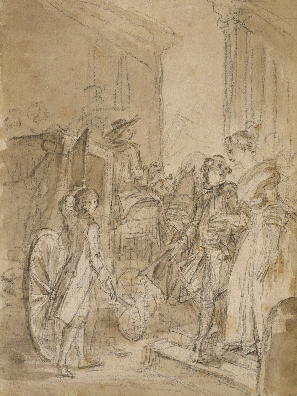 Indulás edzővel alkotó: Jean Honore Fragonard