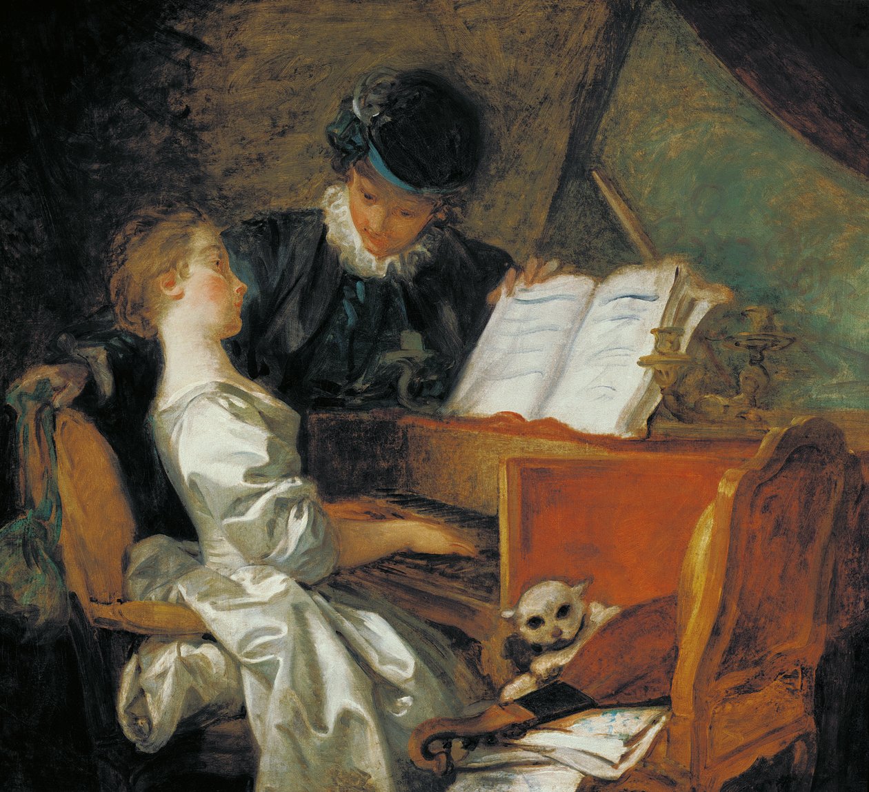 A zenei lecke alkotó: Jean Honore Fragonard