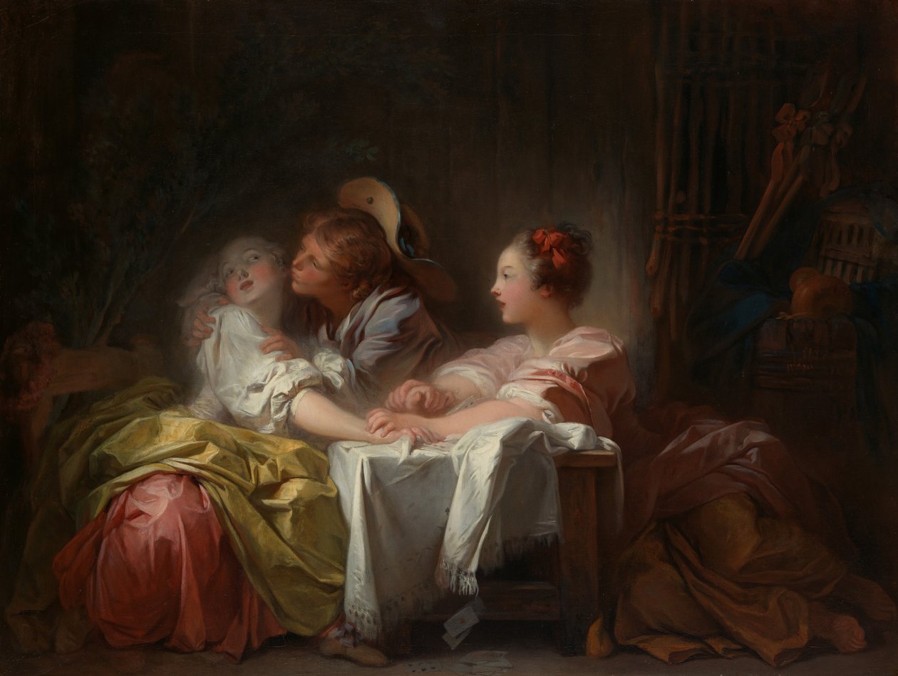 Az ellopott csók, 1760 körül alkotó: Jean Honore Fragonard