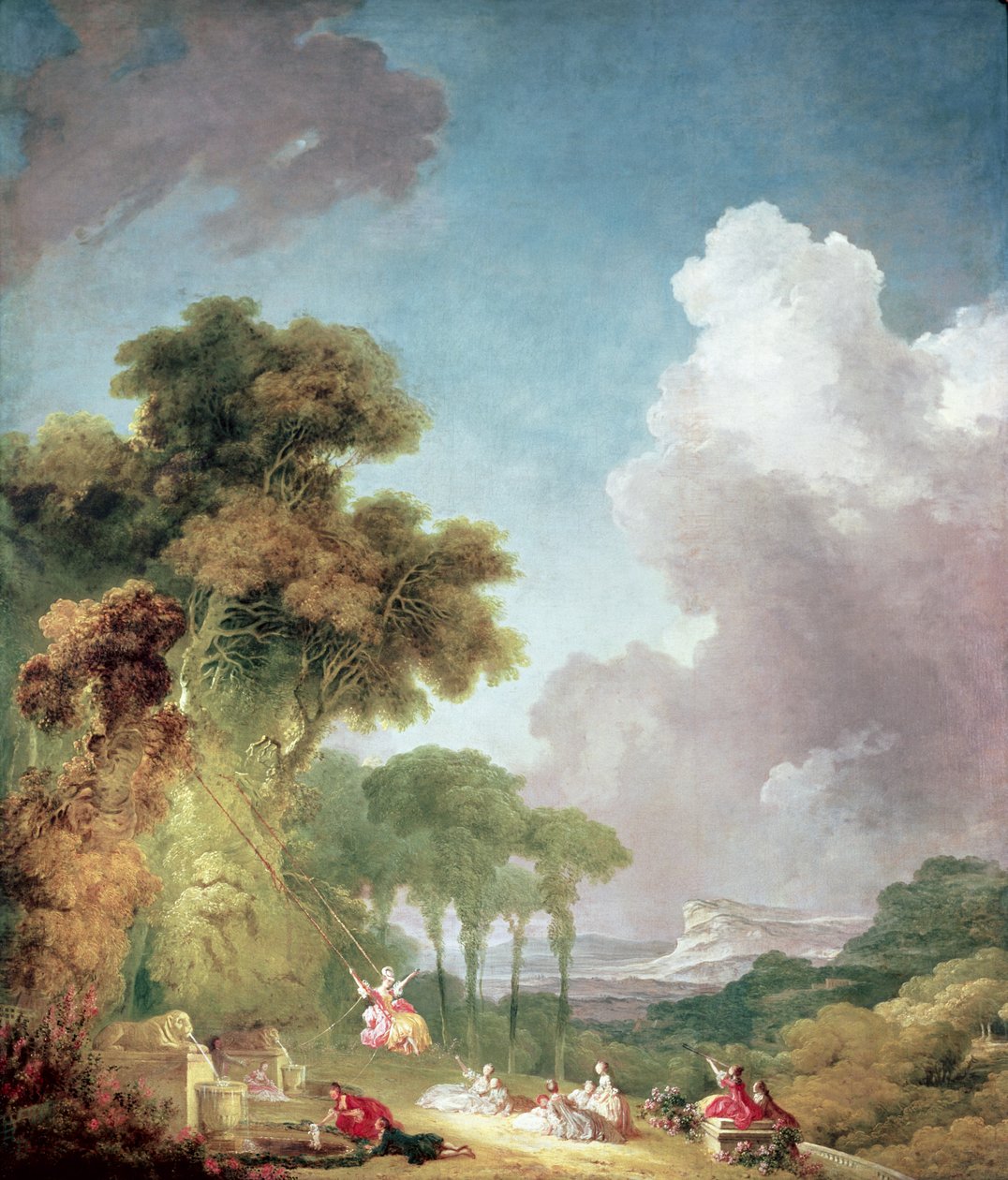 A hinta, 1775-1780 körül alkotó: Jean Honore Fragonard