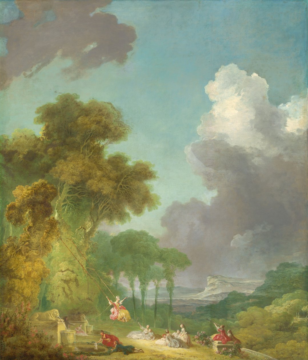 A hinta, c. 17751780. alkotó: Jean Honore Fragonard