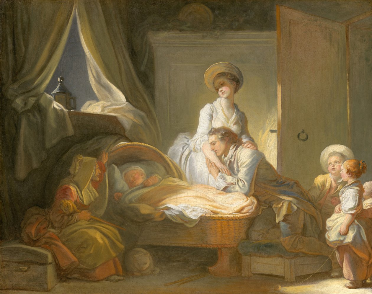 Látogatás az óvodában alkotó: Jean Honore Fragonard