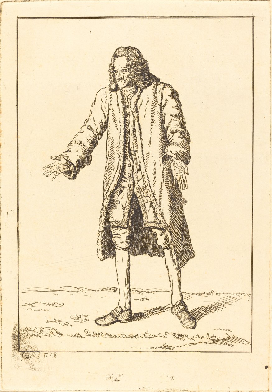 Voltaire alkotó: Jean Huber
