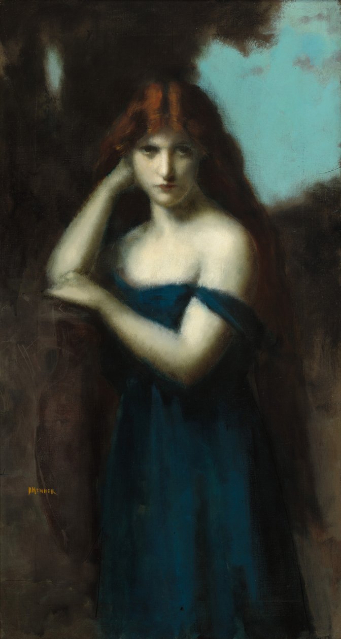Álló nő, c. 1903. alkotó: Jean Jacques Henner