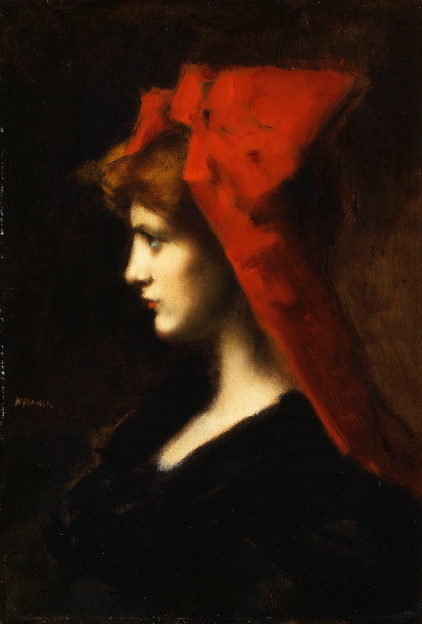 A Red Hat, alkotó: Jean Jacques Henner