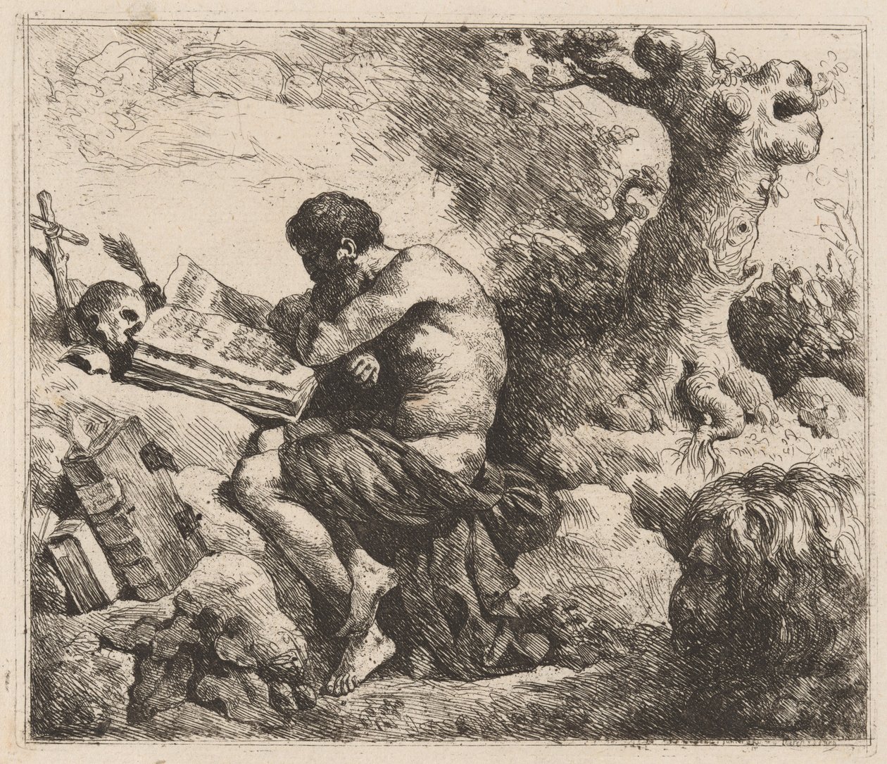Szent Jeromos alkotó: Jean Jacques Lagrenée II