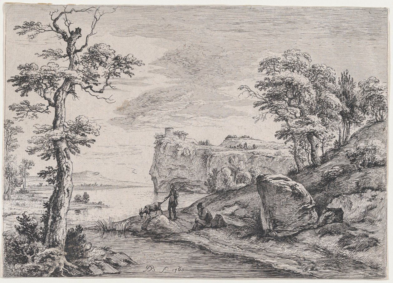 Kecskepásztor, 1763. alkotó: Jean Jacques de Boissieu