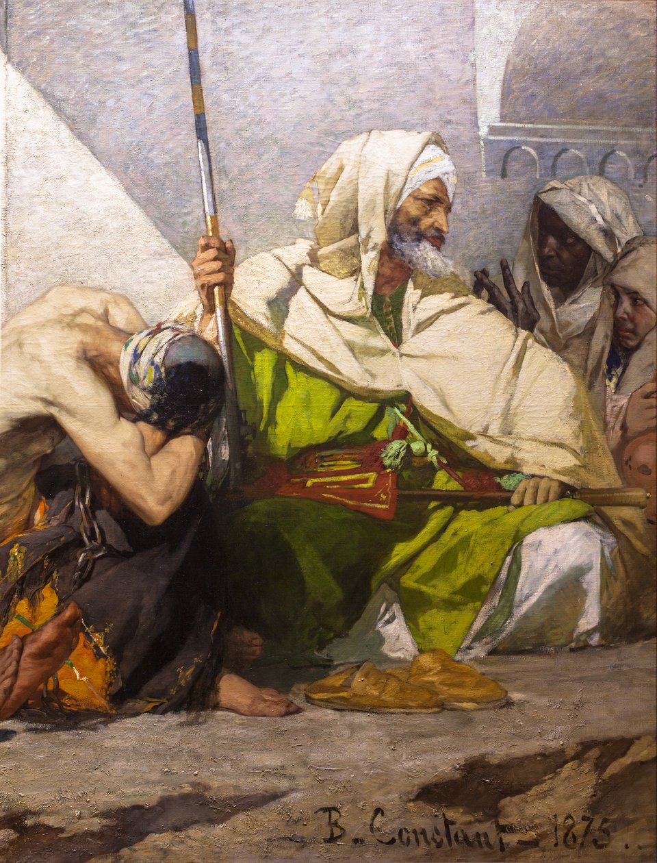 Marokkói foglyok (részlet) alkotó: Jean Joseph Benjamin Constant