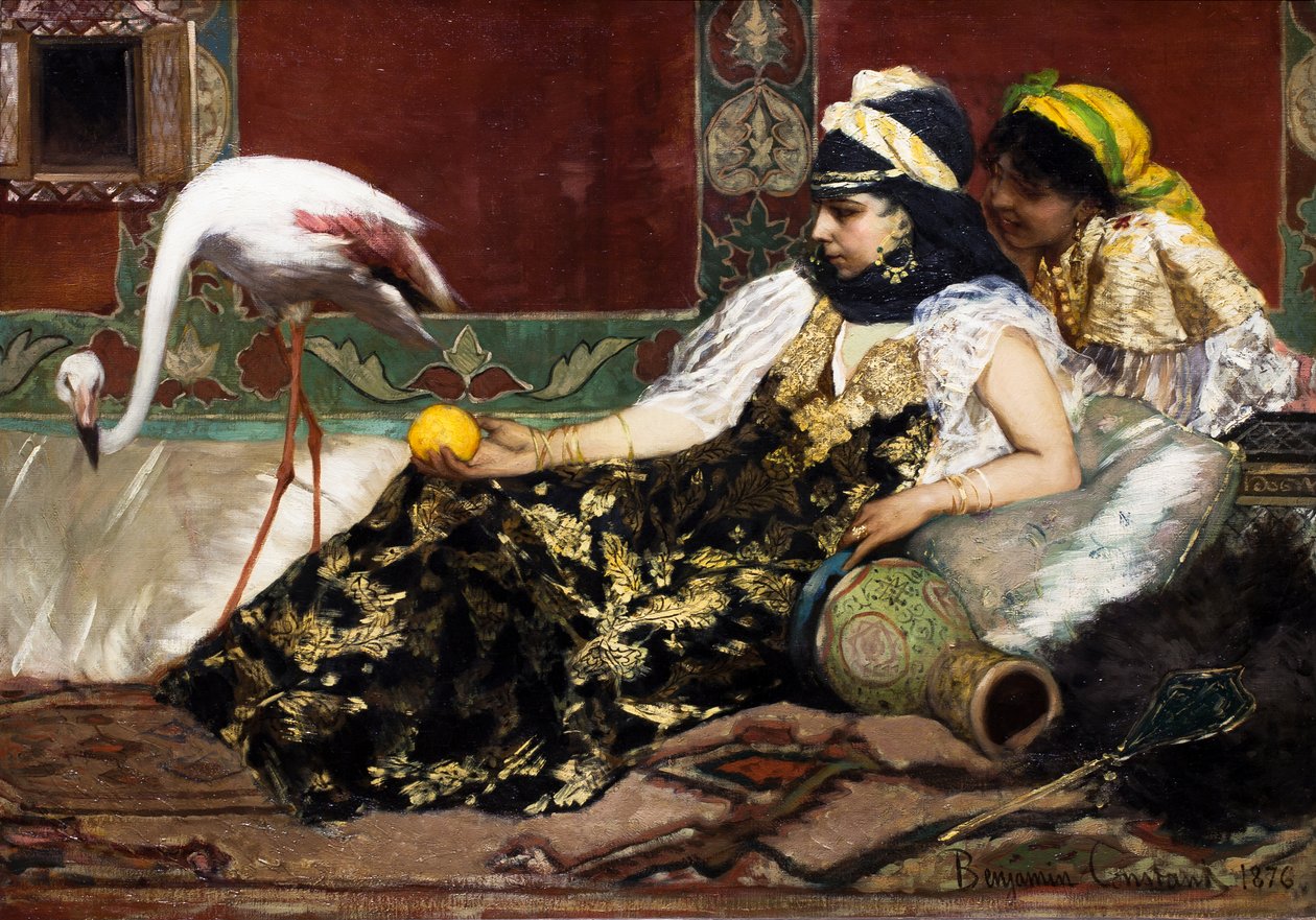 A rózsaszín flamingó alkotó: Jean Joseph Benjamin Constant