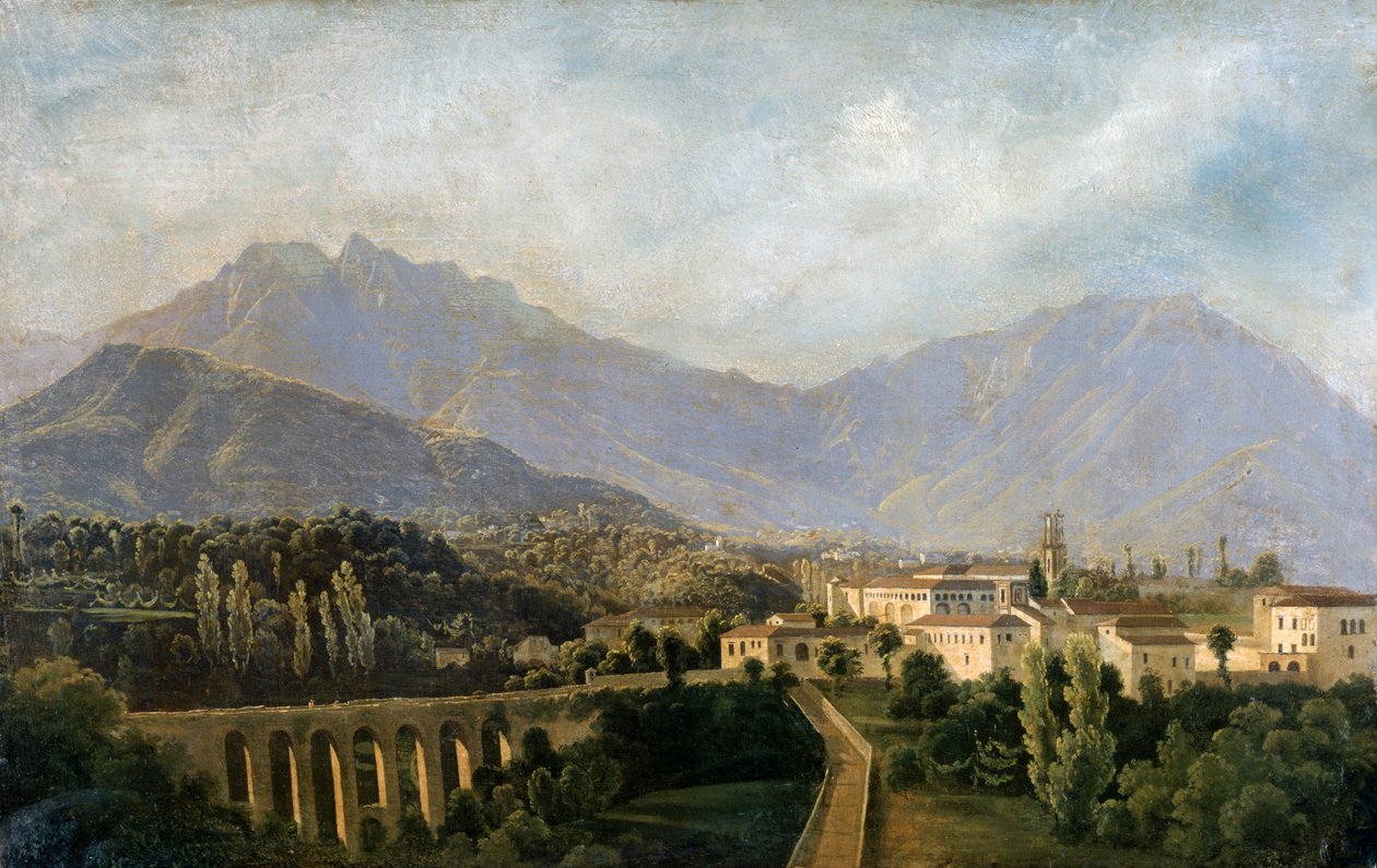 Olaszország kilátása, 1811. alkotó: Jean Joseph Xavier Bidauld