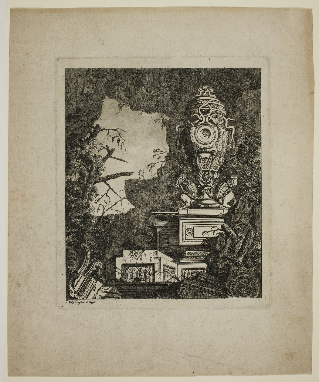 Antik romos szobor alkotó: Jean Laurent Legeay