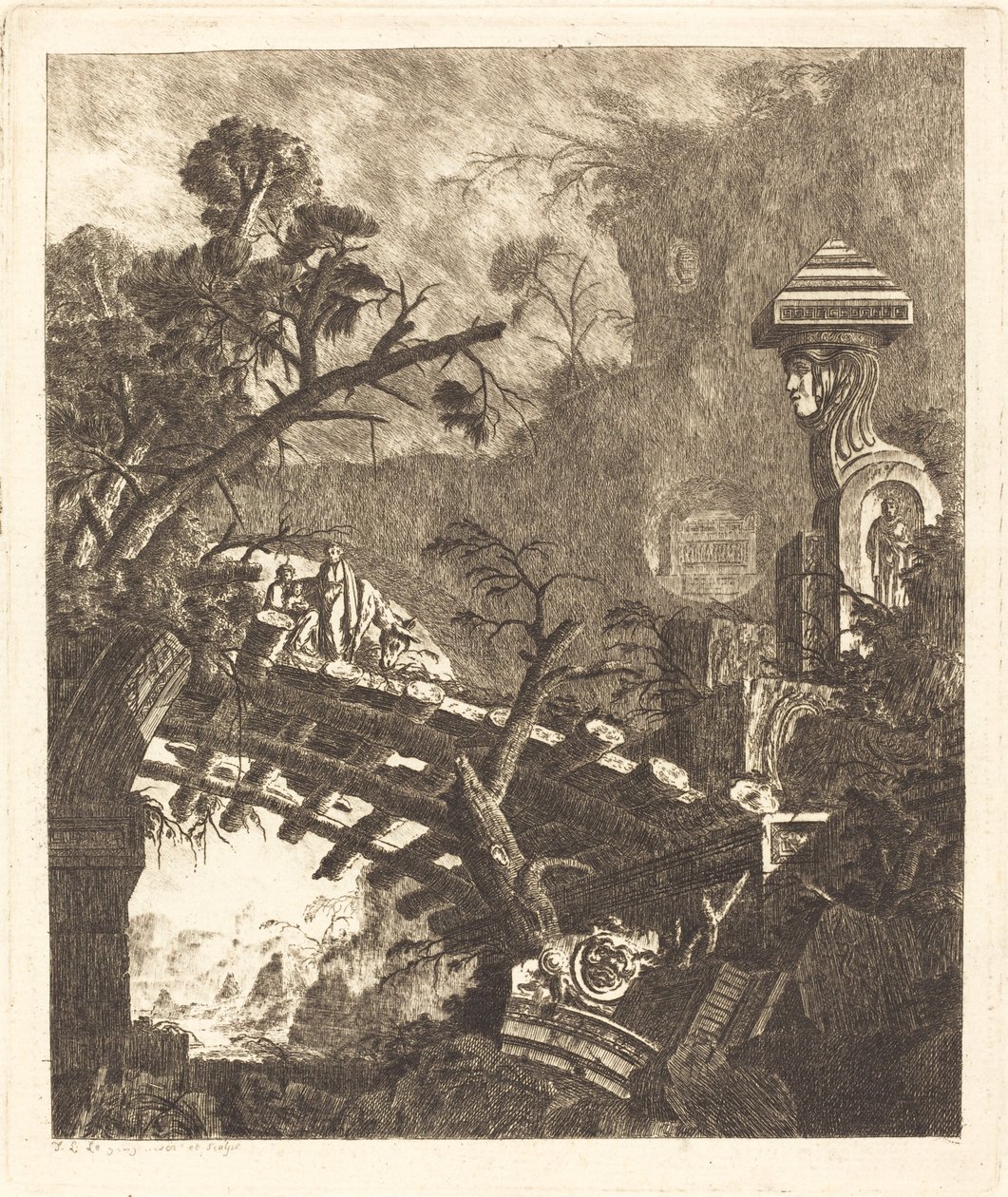 Repülés Egyiptomba alkotó: Jean Laurent Legeay