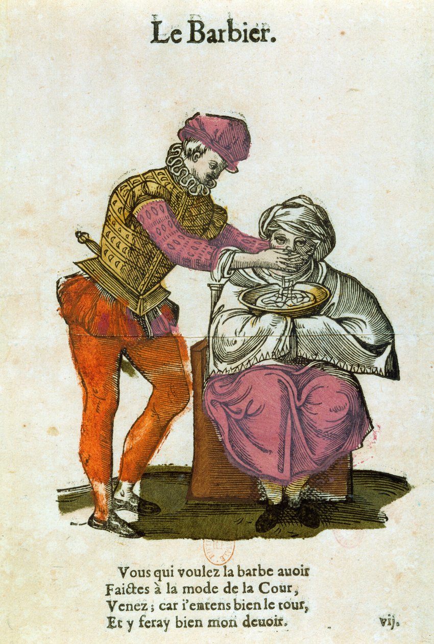A borbély, alkotó: Jean Leclerc