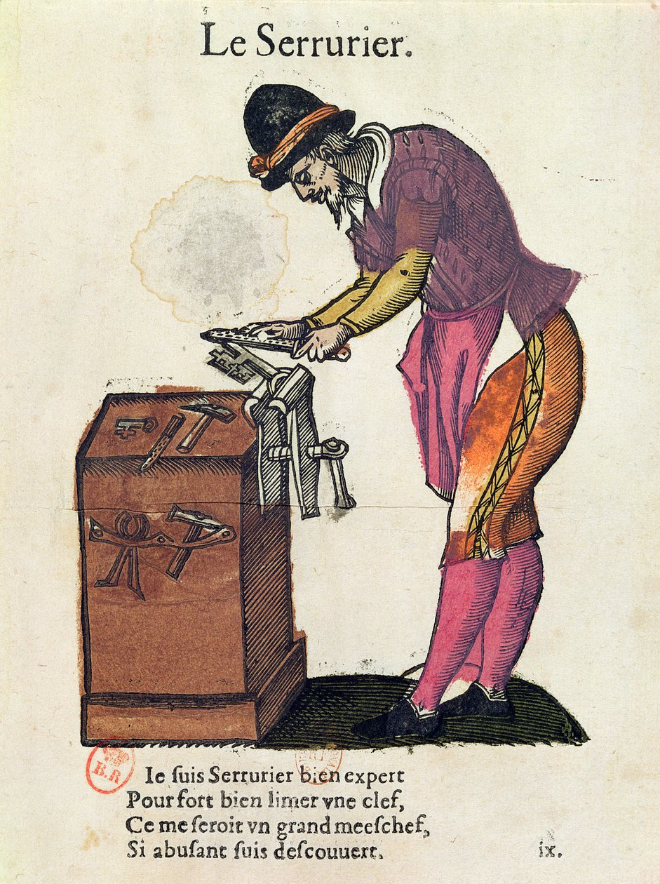 Lakatos (színes gravírozás) alkotó: Jean Leclerc