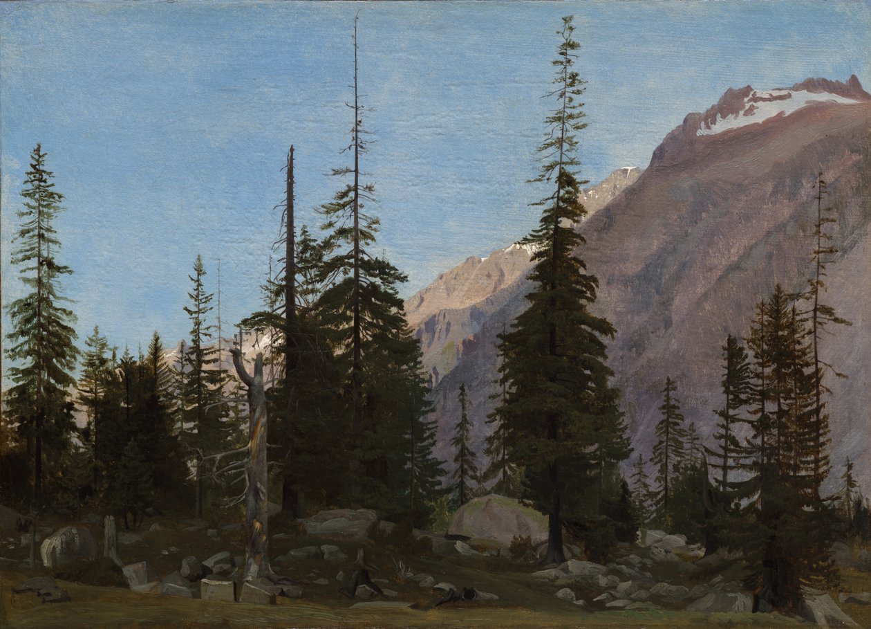 Alpesi táj: The Handegg, Svájc alkotó: Jean Leon Gerome