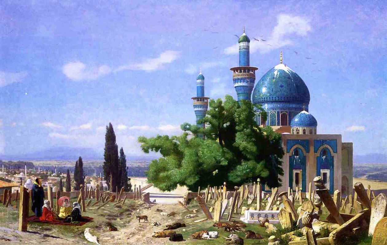 Egy elhagyott temető alkotó: Jean Leon Gerome