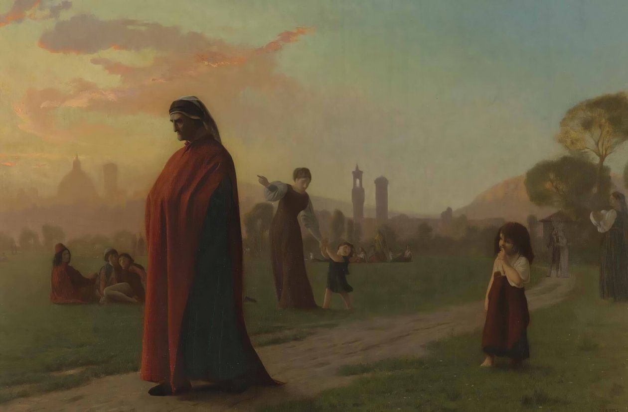 Dante, aki látta a poklot, 1864. alkotó: Jean Leon Gerome