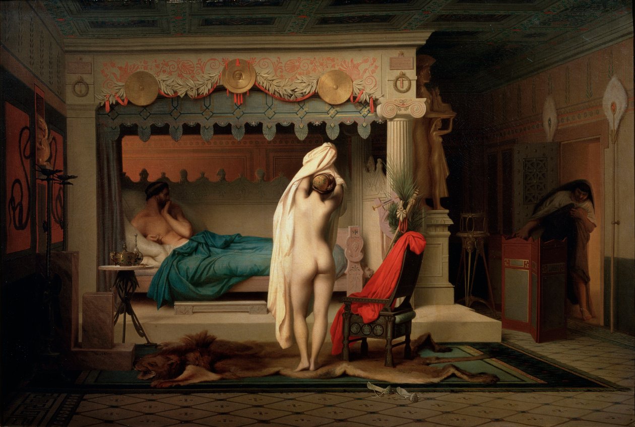 Candaules király, 1859 után. alkotó: Jean Leon Gerome