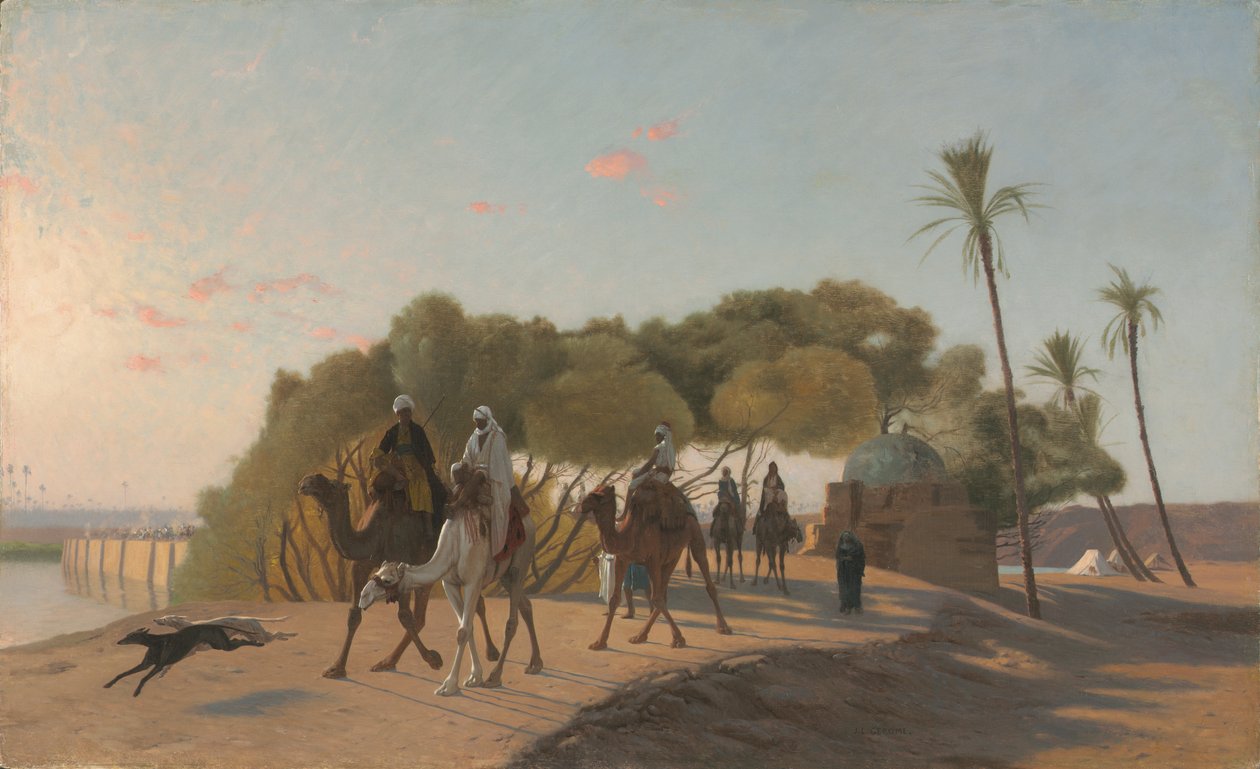 Elhagyni az Oázist alkotó: Jean Leon Gerome