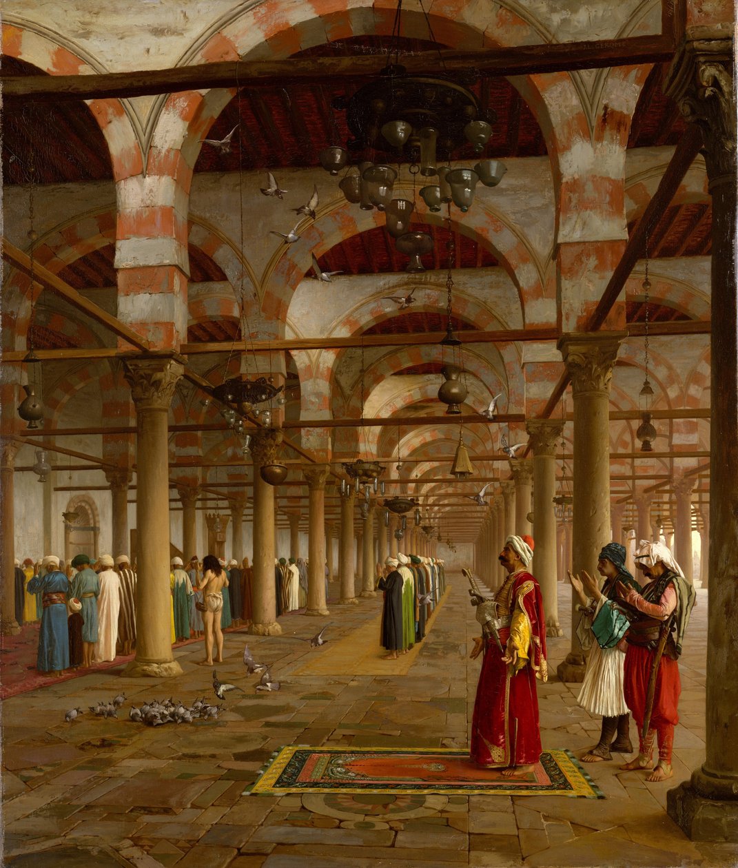Imádság a mecsetben alkotó: Jean Leon Gerome