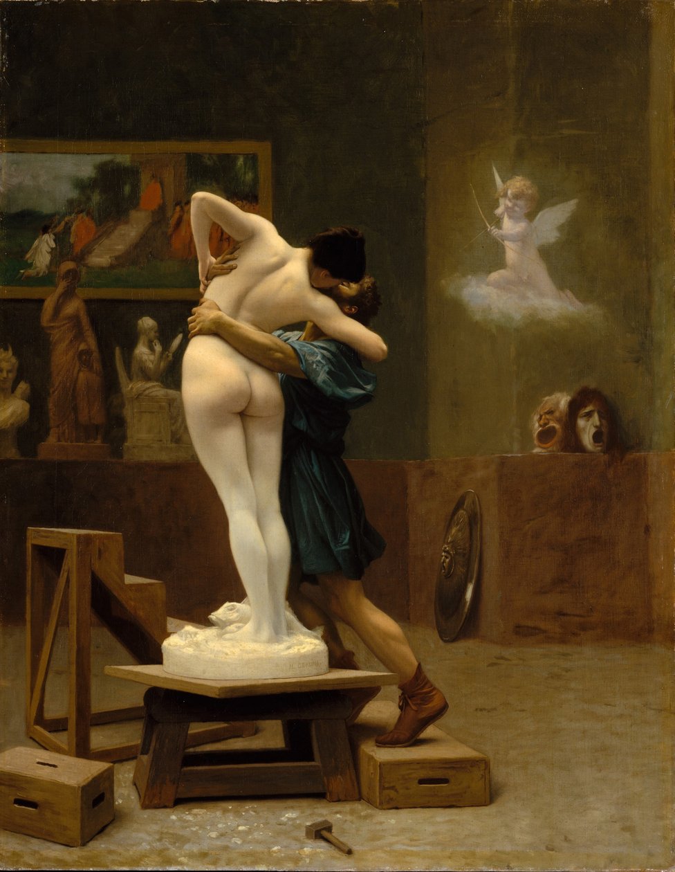 Pygmalion és Galatea, c. 1890 alkotó: Jean Leon Gerome