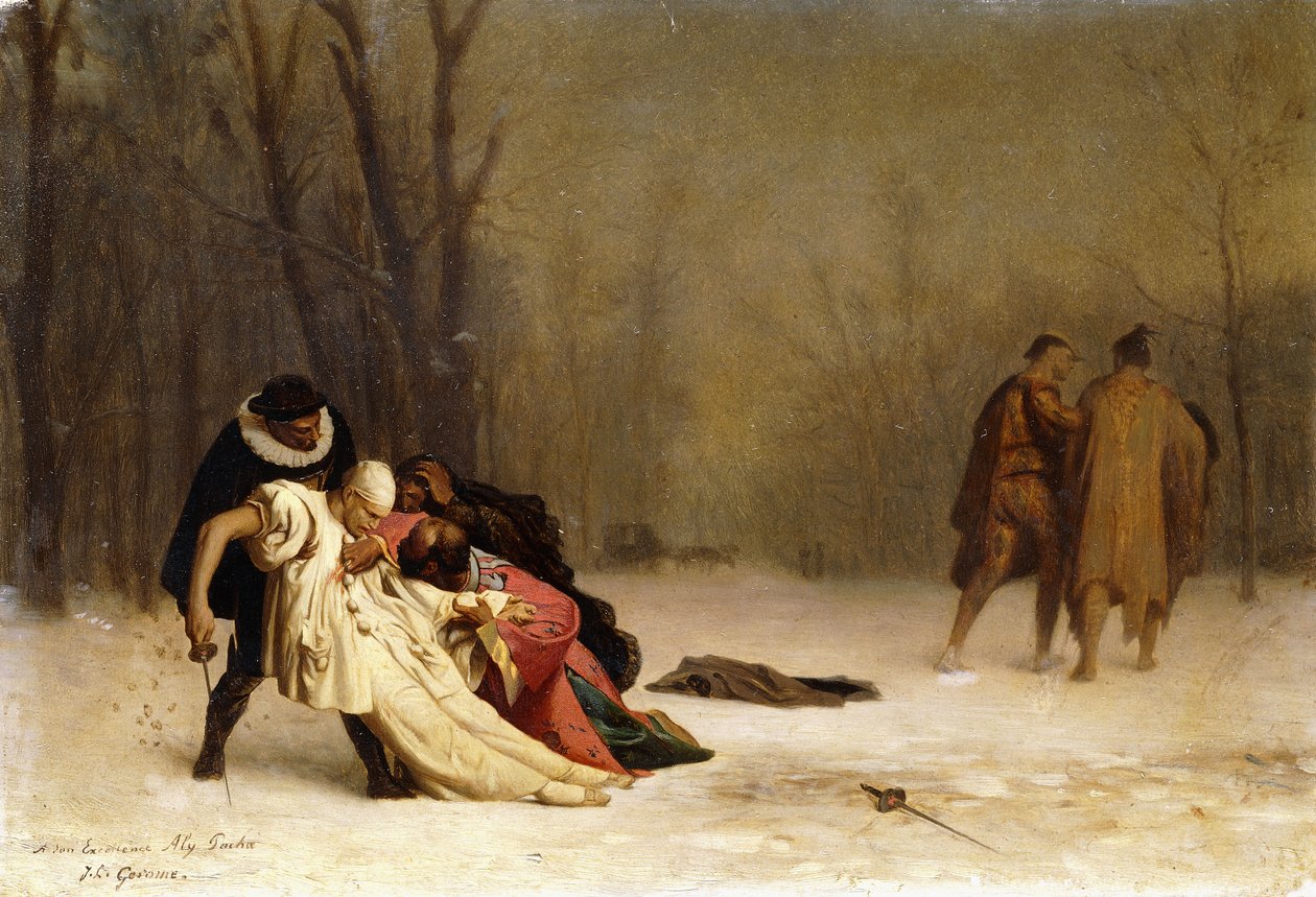 Párbaj a bál után alkotó: Jean Leon Gerome