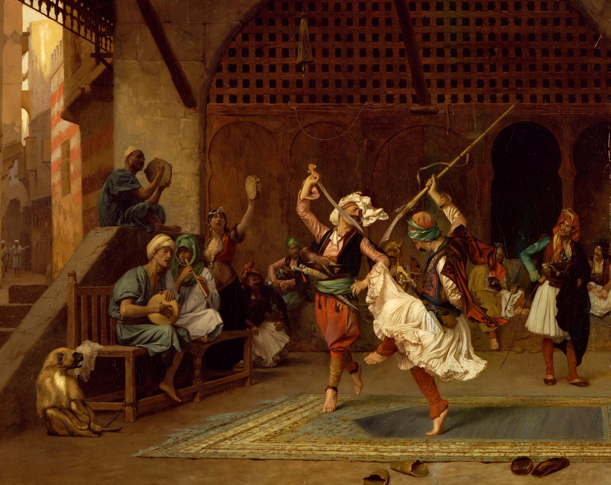 Pirruszi tánc, 1885 alkotó: Jean Leon Gerome