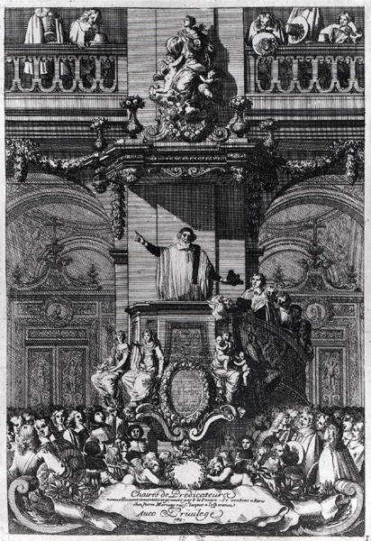 Egy prédikátor, 1659 alkotó: Jean Lepautre