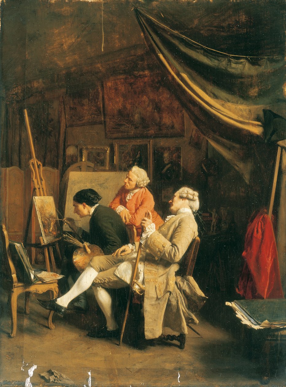 Az amatőr festők alkotó: Jean Louis Ernest Meissonier