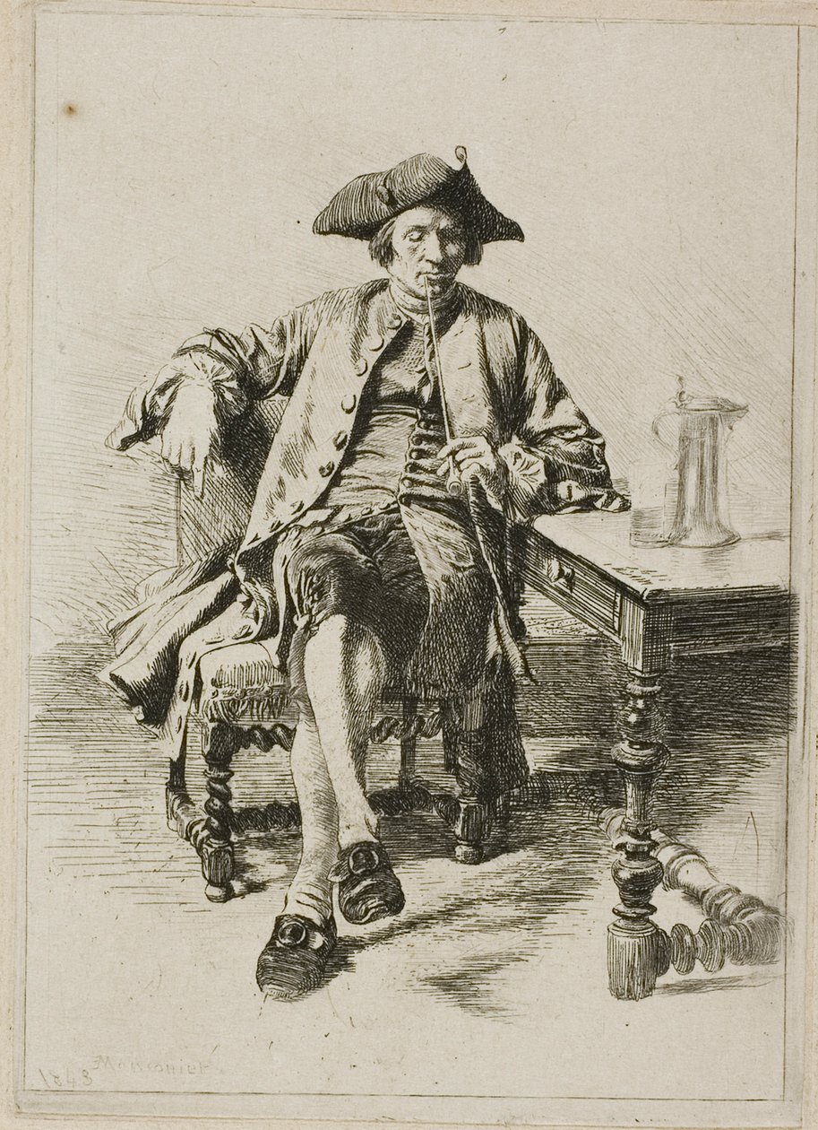 A Grand Smoker alkotó: Jean Louis Ernest Meissonier