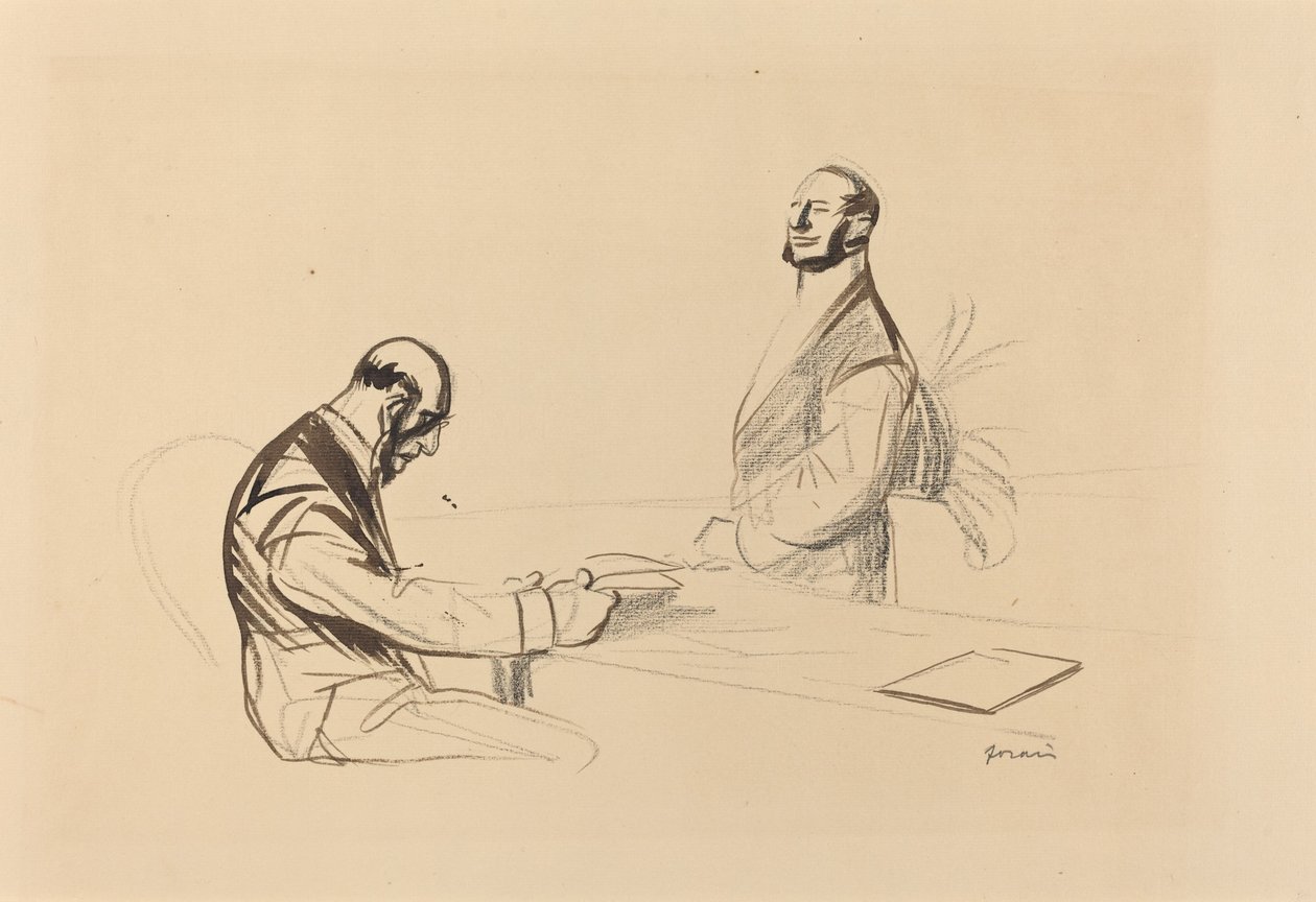 A Konferencián alkotó: Jean Louis Forain