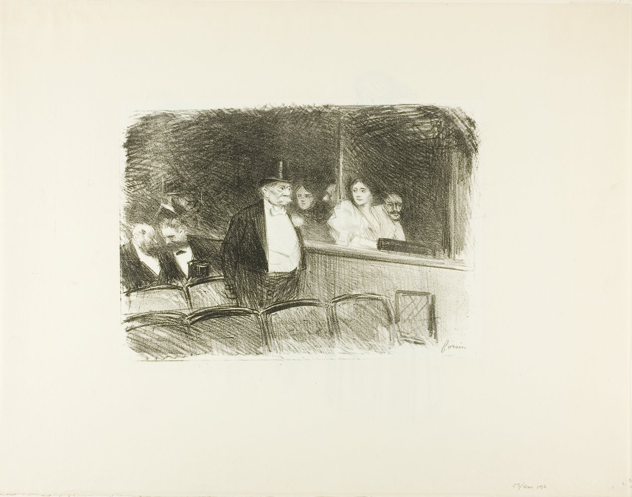 A Színházban alkotó: Jean Louis Forain