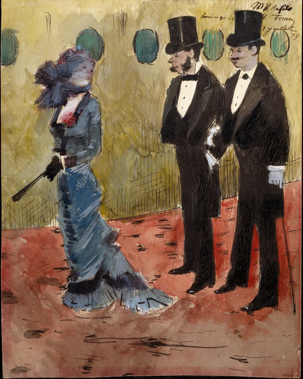 A színházban alkotó: Jean Louis Forain