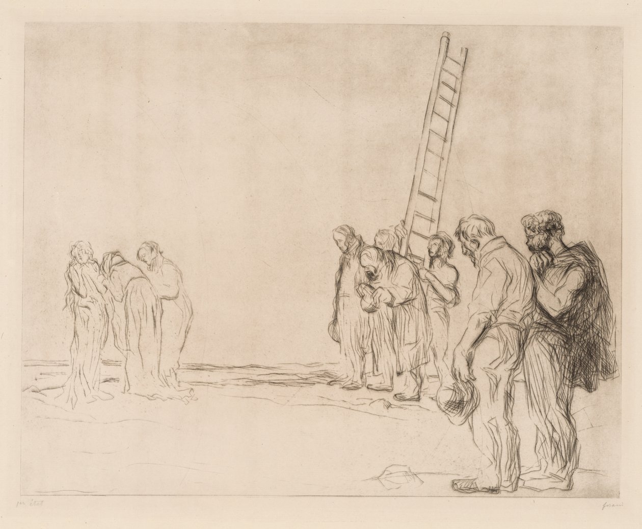 Kálvária. alkotó: Jean Louis Forain