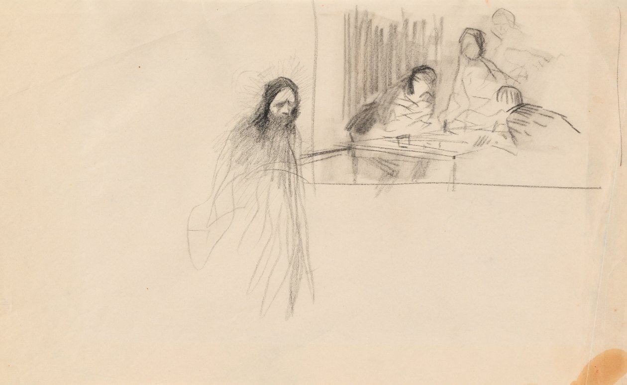 Krisztus Emmausban alkotó: Jean Louis Forain