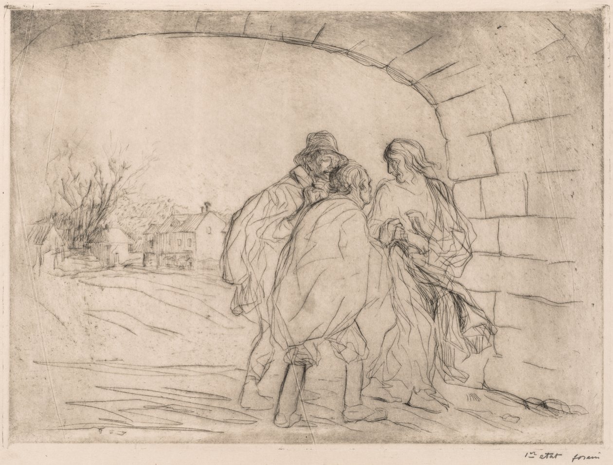 Találkozás a boltozat alatt alkotó: Jean Louis Forain