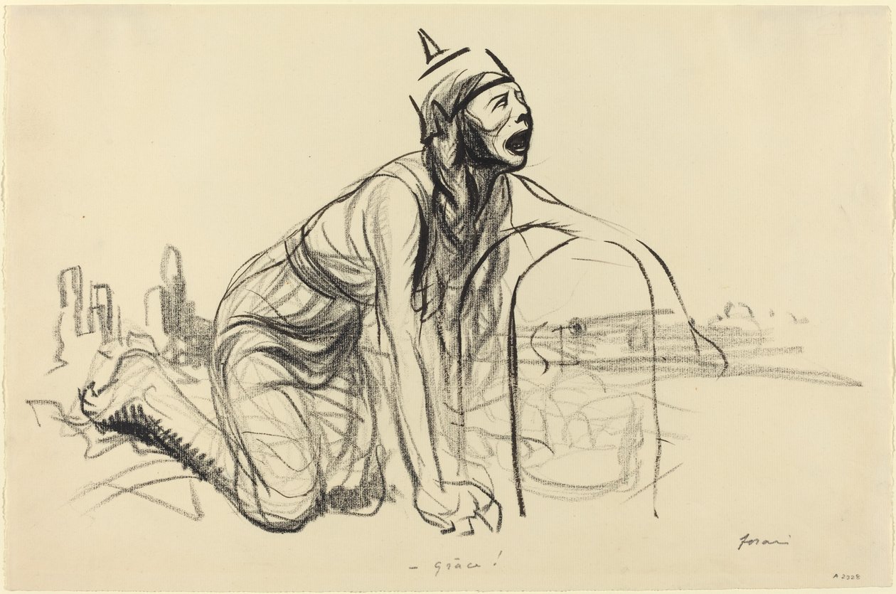 Kegyelem!, c. 19141919. alkotó: Jean Louis Forain