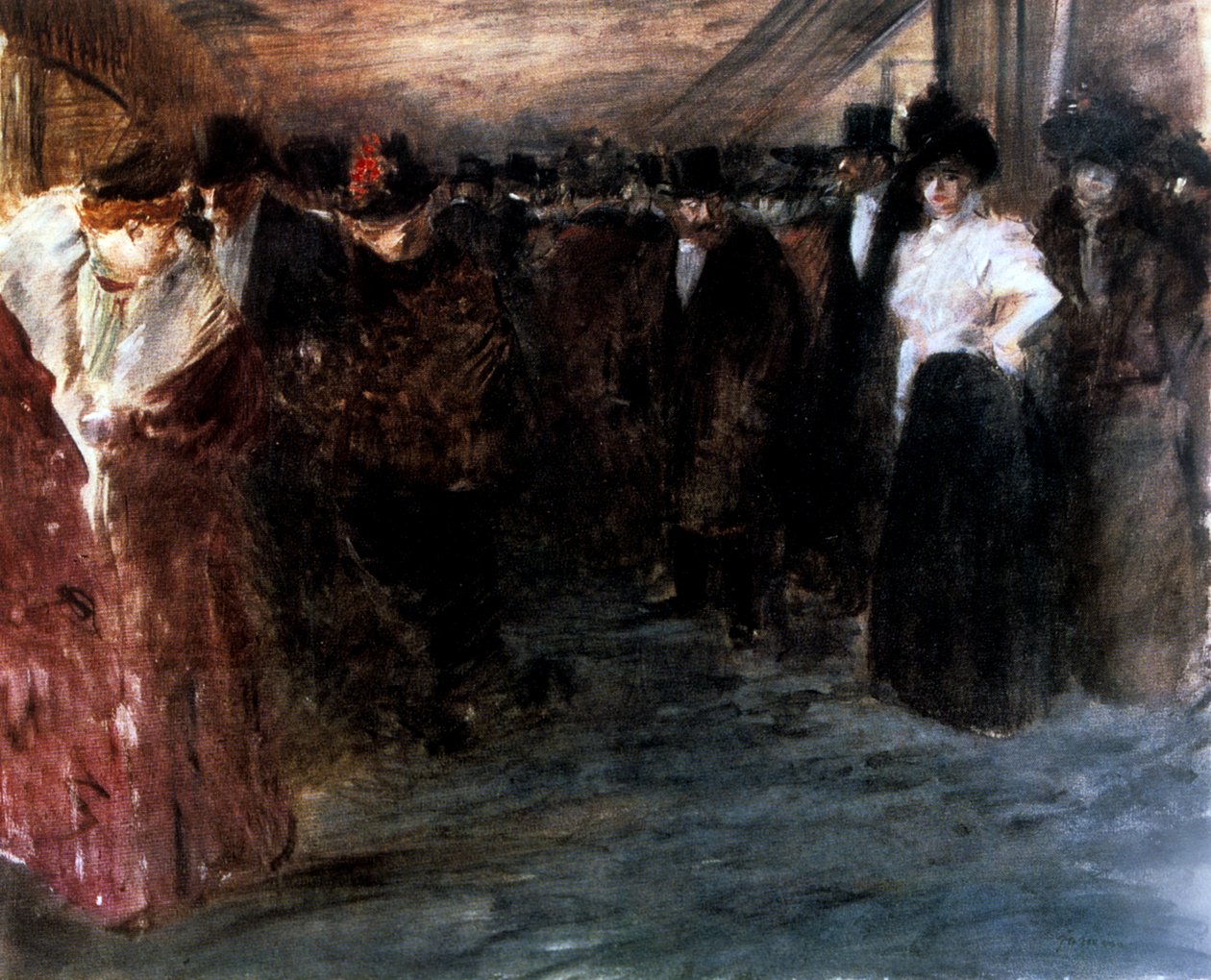 Zeneterem, 1895-1896 alkotó: Jean Louis Forain