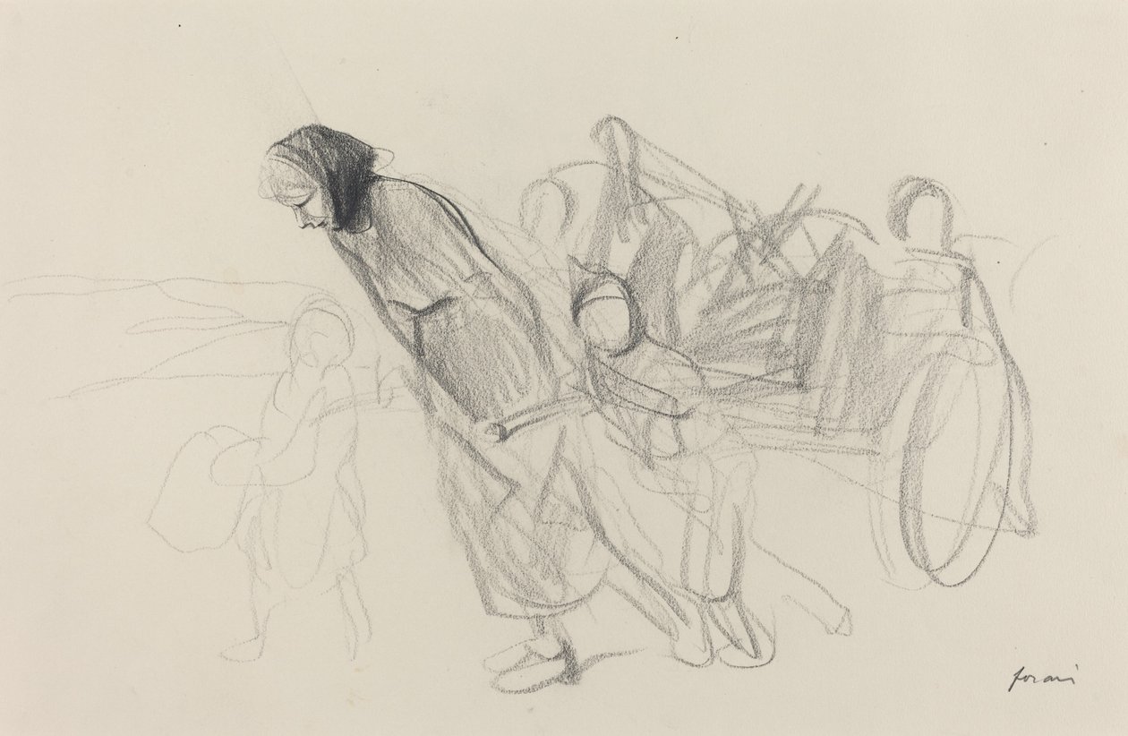 Menekültek alkotó: Jean Louis Forain
