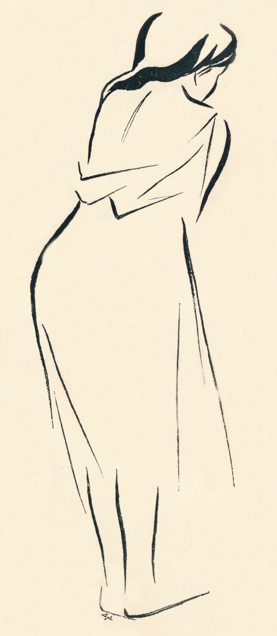 Study in Line, c1898 alkotó: Jean Louis Forain