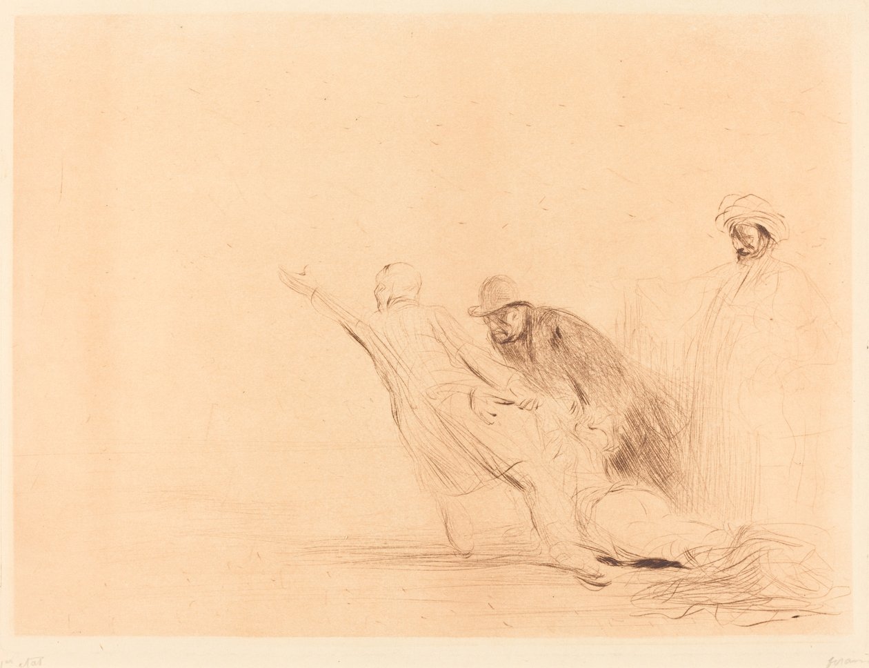 A házasságtörőnő (harmadik tányér alkotó: Jean Louis Forain